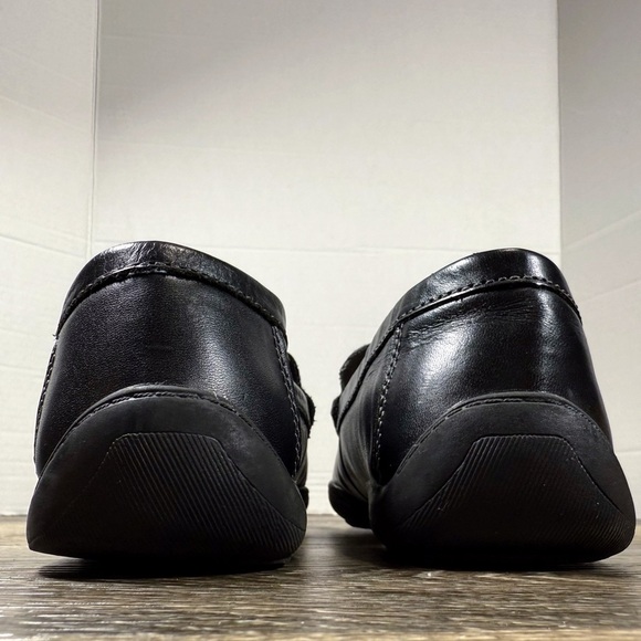Kenneth Cole Reaction Shoes Men sz:7 Black Loafer Office Preppy Classic Comfort - Picture 2 of 8